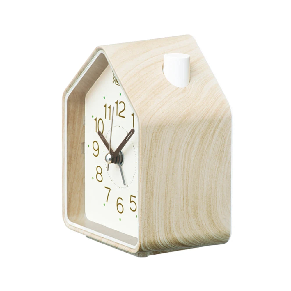 Reloj Seiko Clocks Análogo NR453A Despertador Canto de Pajaros Café