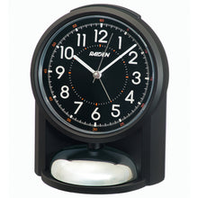 Reloj Raiden by Seiko Clocks Análogo NR454K Alarma Fuerte Negro