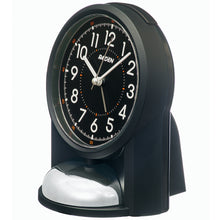 Reloj Raiden by Seiko Clocks Análogo NR454K Alarma Fuerte Negro