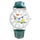 Reloj Q&Q JDM Q93B-500PK Curious George Verde 35 mm