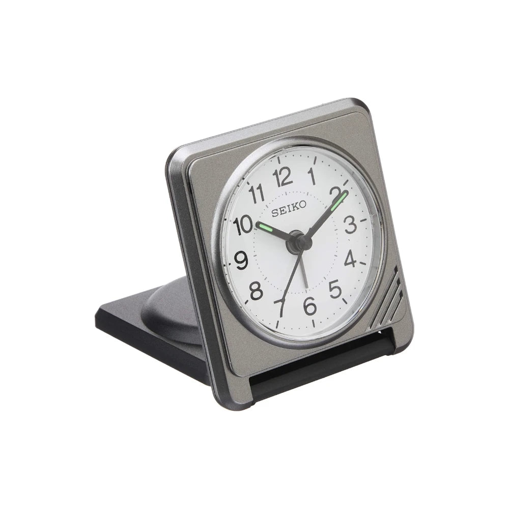 Reloj Seiko Clocks Análogo QQ638S de Mesa Gris