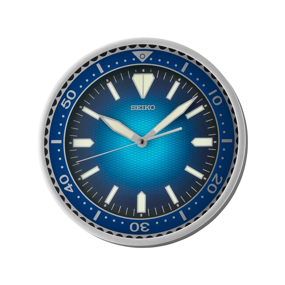 Reloj de Pared Seiko Clocks QXA791A SKX 12" Azul