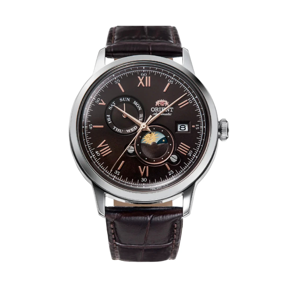 Reloj Orient Automatic RA-AK0804Y Bambino Sun & Moon 41,5 mm