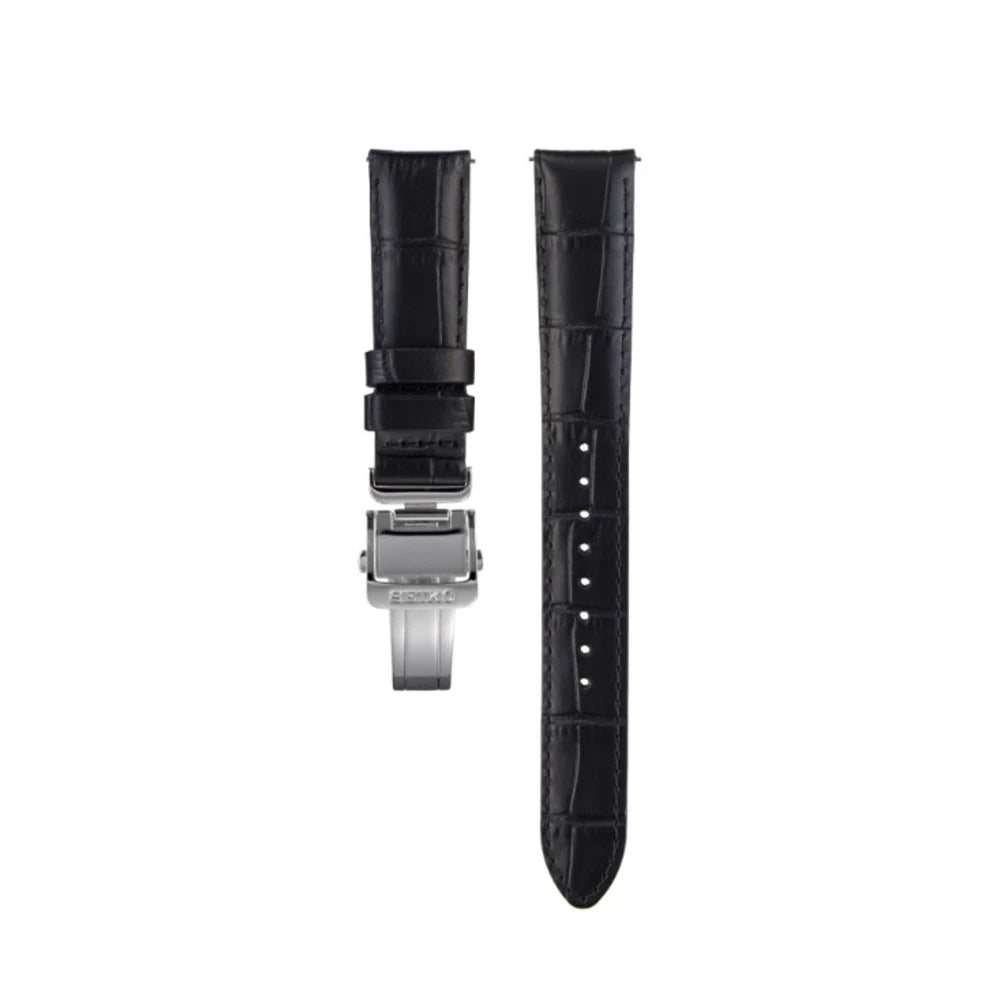 Correa de Cuero Seiko RS05C20BK 20mm Negro