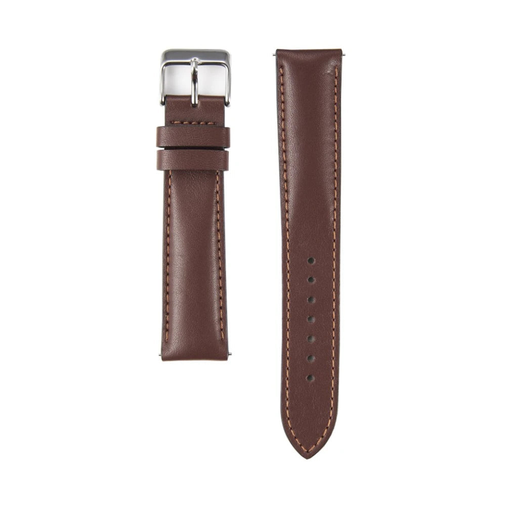 Correa de Cuero Seiko RS07S22DBN 22mm Negro Café