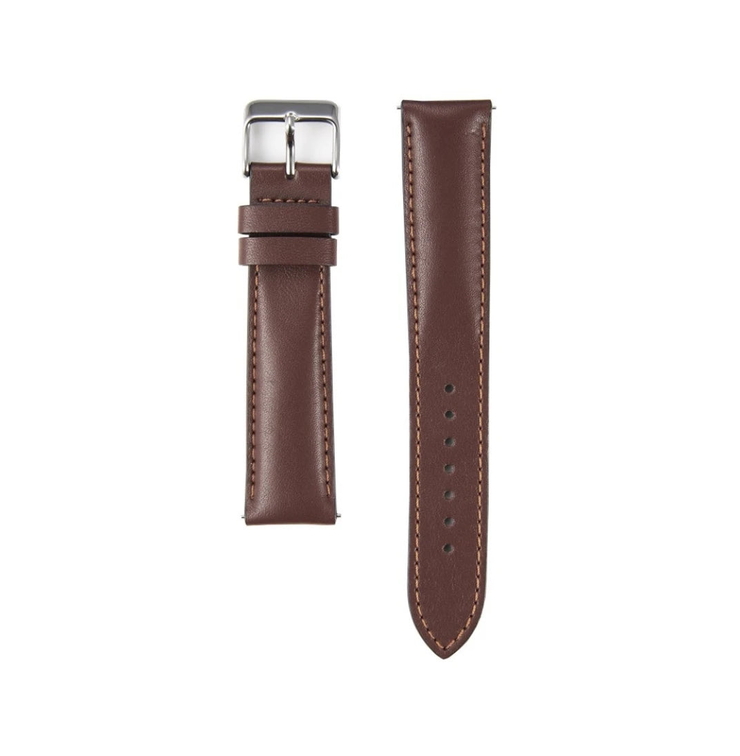 Correa de Cuero Seiko RS07S18DBN 18mm Café oscuro