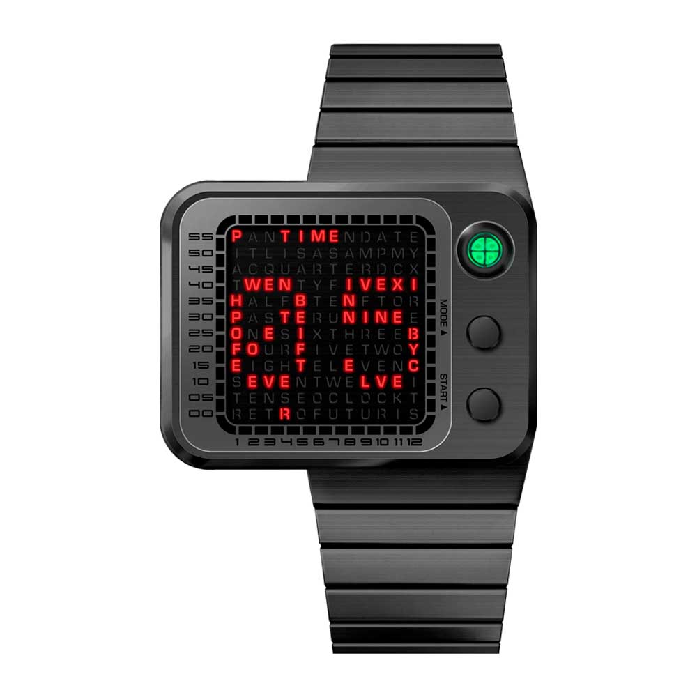 Reloj Benly Watch Radar Black Red Digital