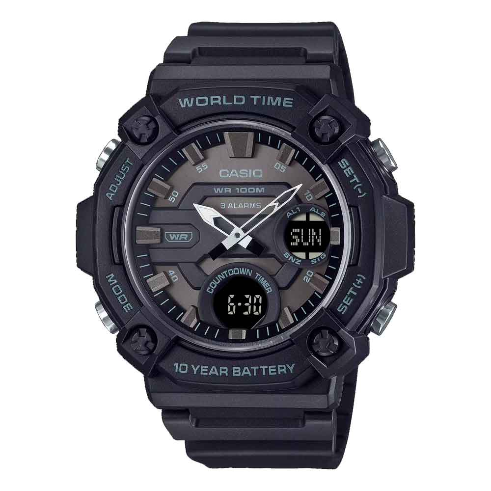 Reloj Casio Análogo-Digital Vintage AEQ-120W-1BV Negro