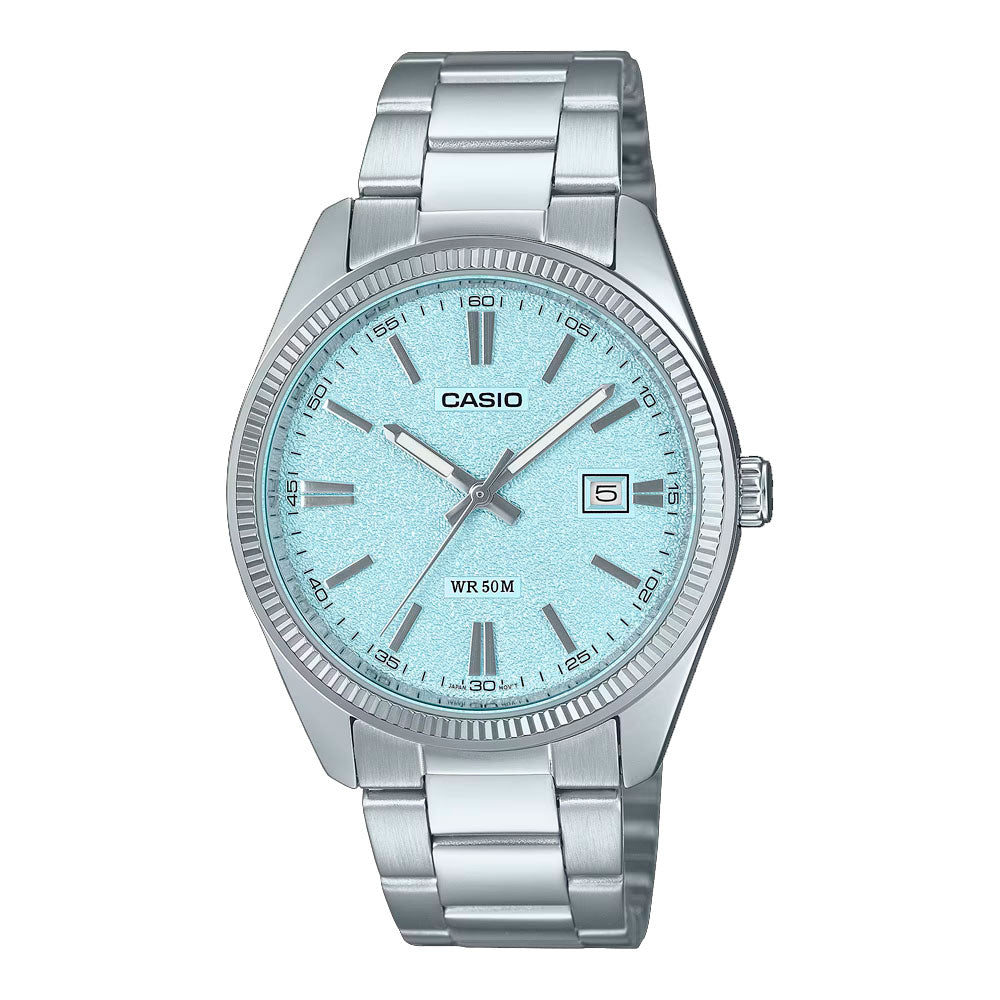 Reloj Casio Análogo MTP-1302DA-2A2 Celeste 38,5mm