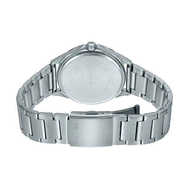 Reloj Casio Análogo MTP-E705D-3EVDF Dial Verde Acero Inoxidable 42mm