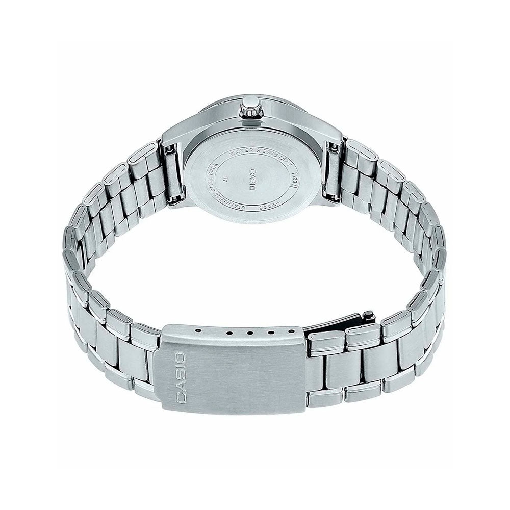 Reloj Casio Análogo MTP-V006D-7B Plateado Blanco