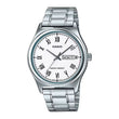 Reloj Casio Análogo MTP-V006D-7B Plateado Blanco