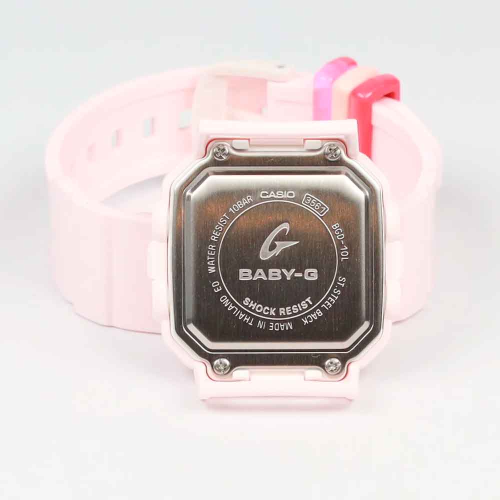 Reloj Casio Baby-G BGD-10L-4JR 10BAR Rosa JDM