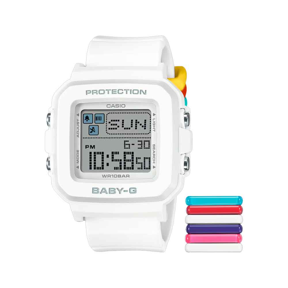 Reloj Casio Baby-G BGD-10L-7JR 10BAR Blanco JDM