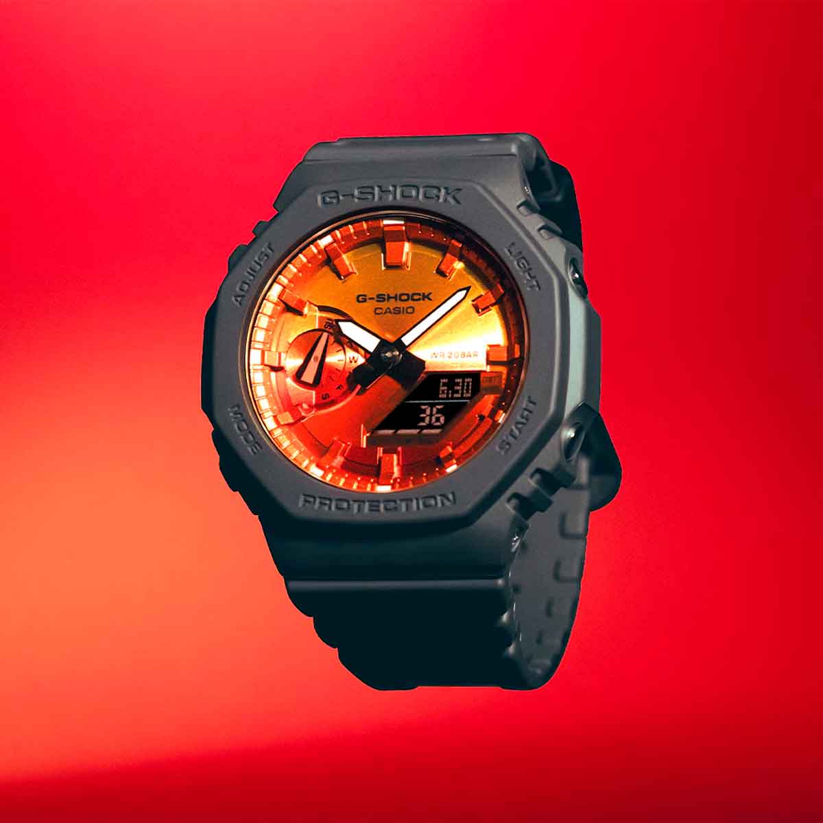 Reloj Casio G-Shock Casioak GA-2100FL-8AJF Carbon Core JDM