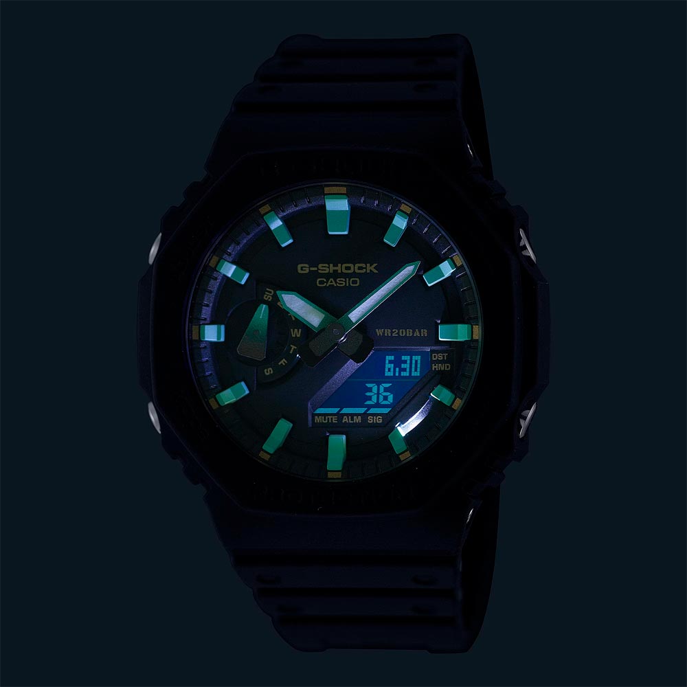 Reloj Casio G-Shock Royal Oak GA-2100-1A4DR NEON ACCENT - Dando la