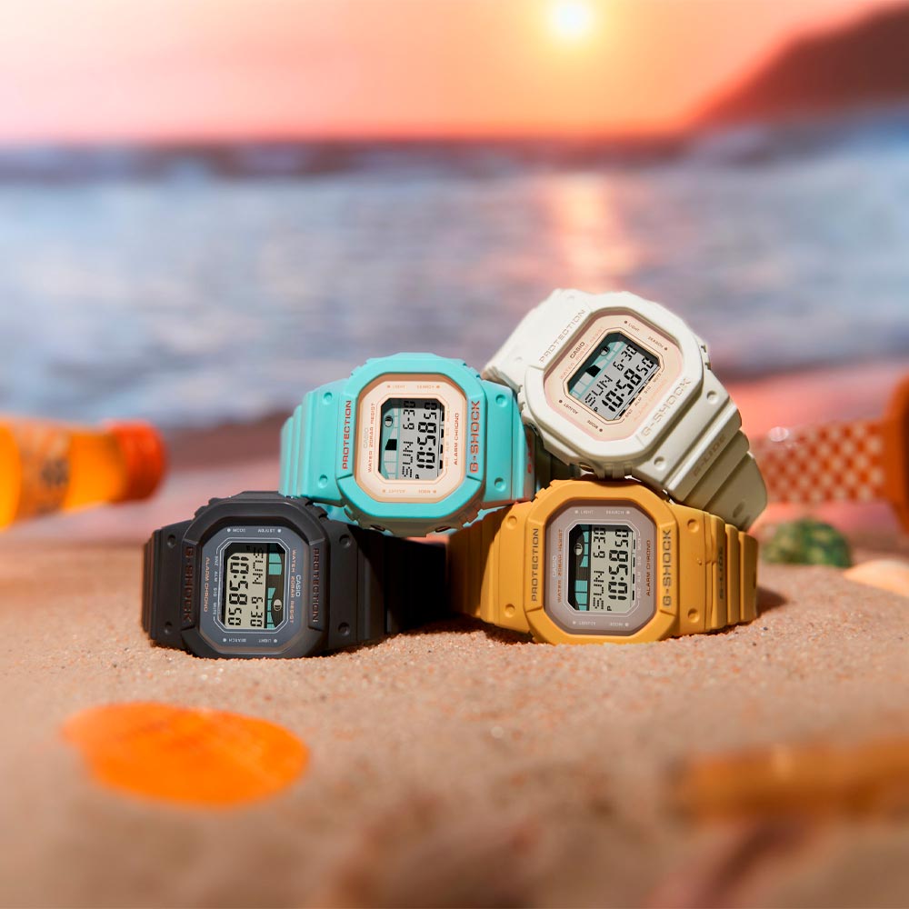 G-Shock GLX-S5600 is a small square G-LIDE surfing watch with tide and moon graphs - G-Shock Fan Site G-Shock GLX-S5600 is a small square G-LIDE surfing watch with tide and moon graphs - G-Shock Fan Site