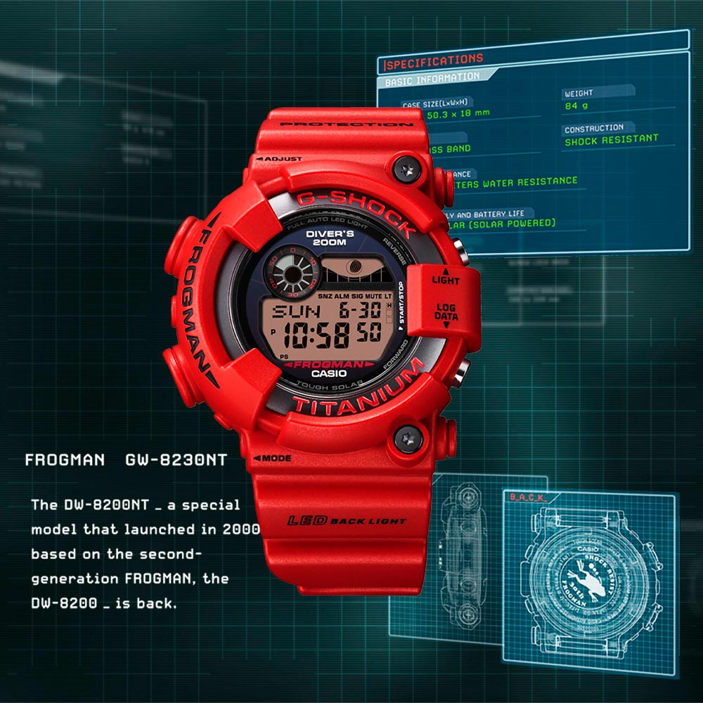 Reloj Casio G-Shock GW-8230NT-4 Frogman Master of G 30th