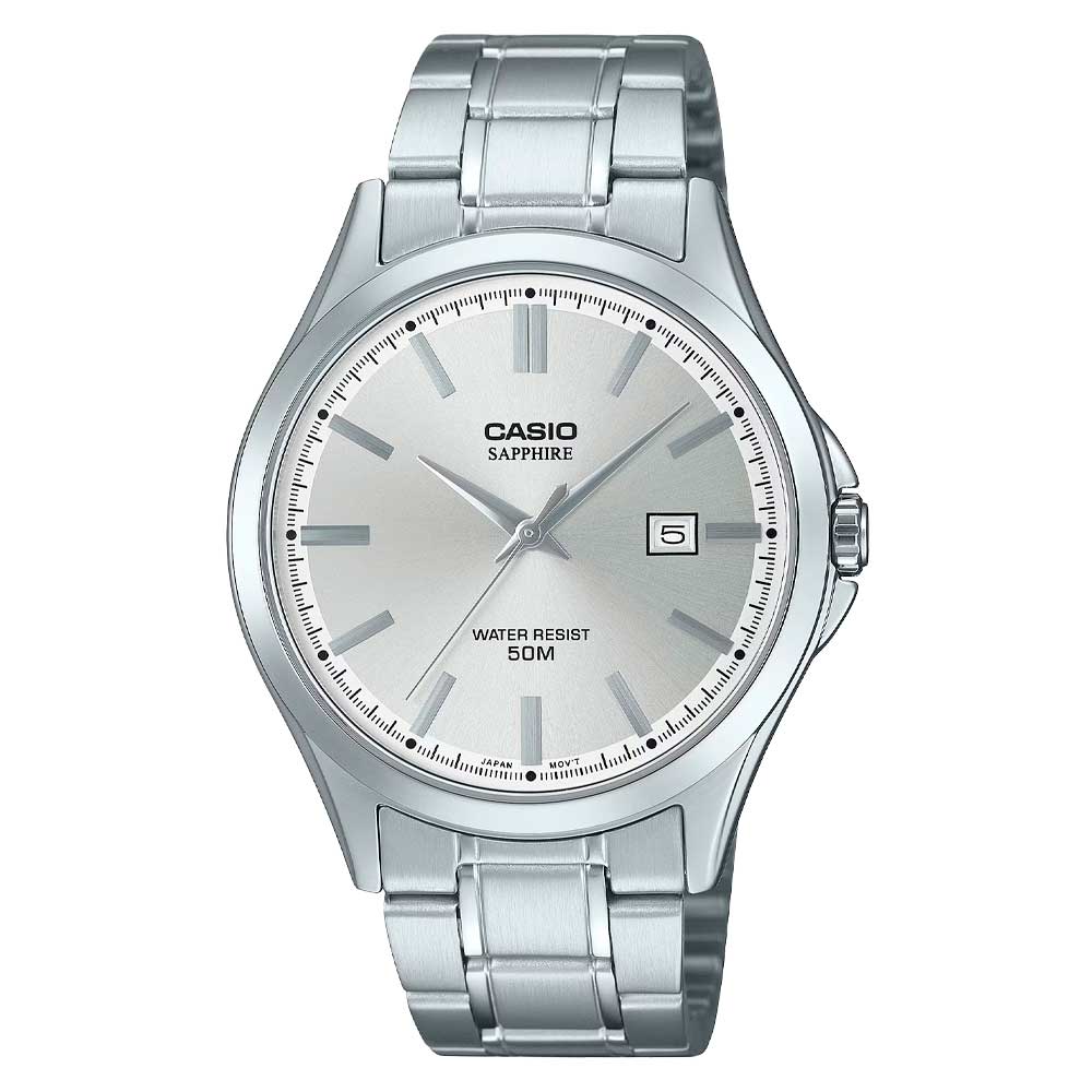 Reloj Casio Sapphire Análogo MTS-115D-7A Correa de Acero