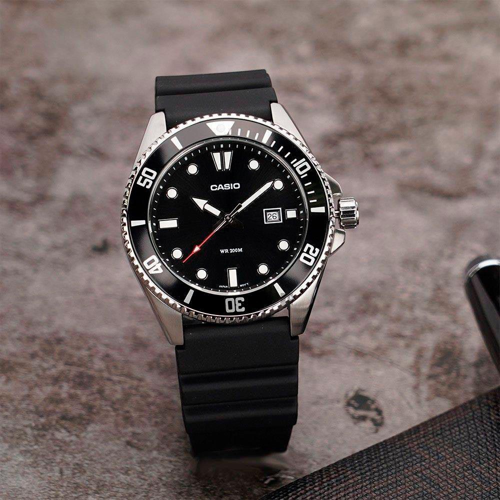 Reloj Casio Submariner Marlin MDV-107-1A1VEF Black Dive - Dando la Hora