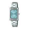 Reloj Casio Tank Análogo LTP-1234DD-2A Turquesa