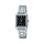 Reloj Casio Tank Análogo LTP-V007D-1E Correa Acero Dial Negro