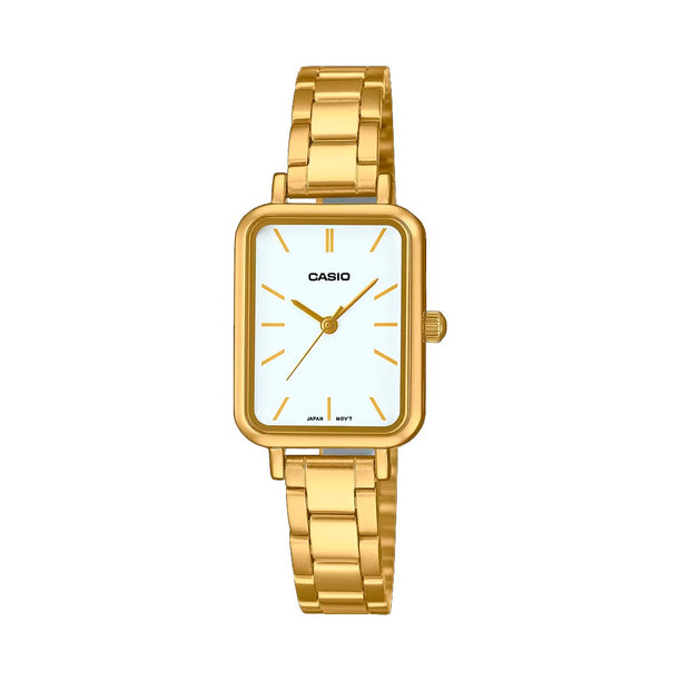 Reloj Casio Tank Análogo LTP-V009G-7EUDF Dial - Dando la Hora