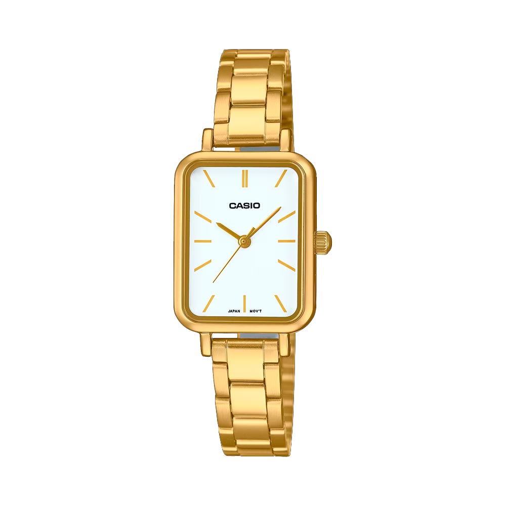 Reloj Casio Tank Análogo LTP-V009G-7EUDF Dial - Dando la Hora