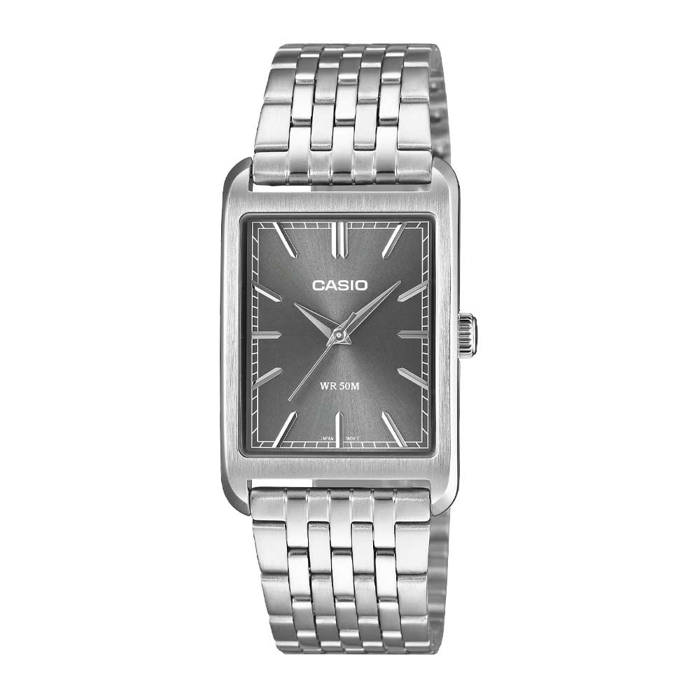Reloj Casio Tank Análogo MTP-B215D-8AV Full Acero