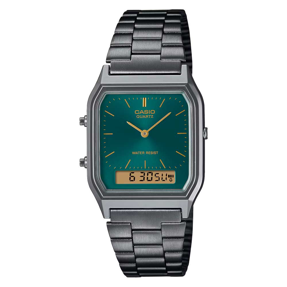 Reloj Casio Vintage  AQ-230EGG-3A Análogo Digital Verde