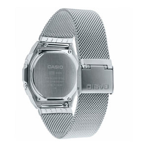 Reloj Casio Vintage A1000M-1BEF Caja Metálica Plata Correa Milanese - Dando la Hora