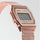 Reloj Casio Vintage A1000MCG-9 Caja Metálica Rosa Nácar - Dando la Hora