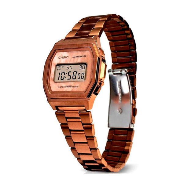 Reloj Casio Vintage A1000RG-5 Caja Metálica Rosa Nácar - Dando la Hora