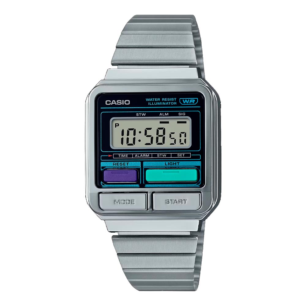 Reloj Casio Vintage A120WE-1ADF Plateado - Dando la Hora - Dando La Hora