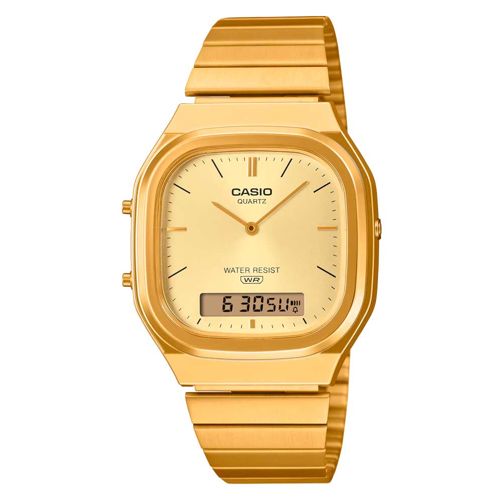 Reloj Casio Vintage AQ-240EG-9A Análogo Digital Dorado