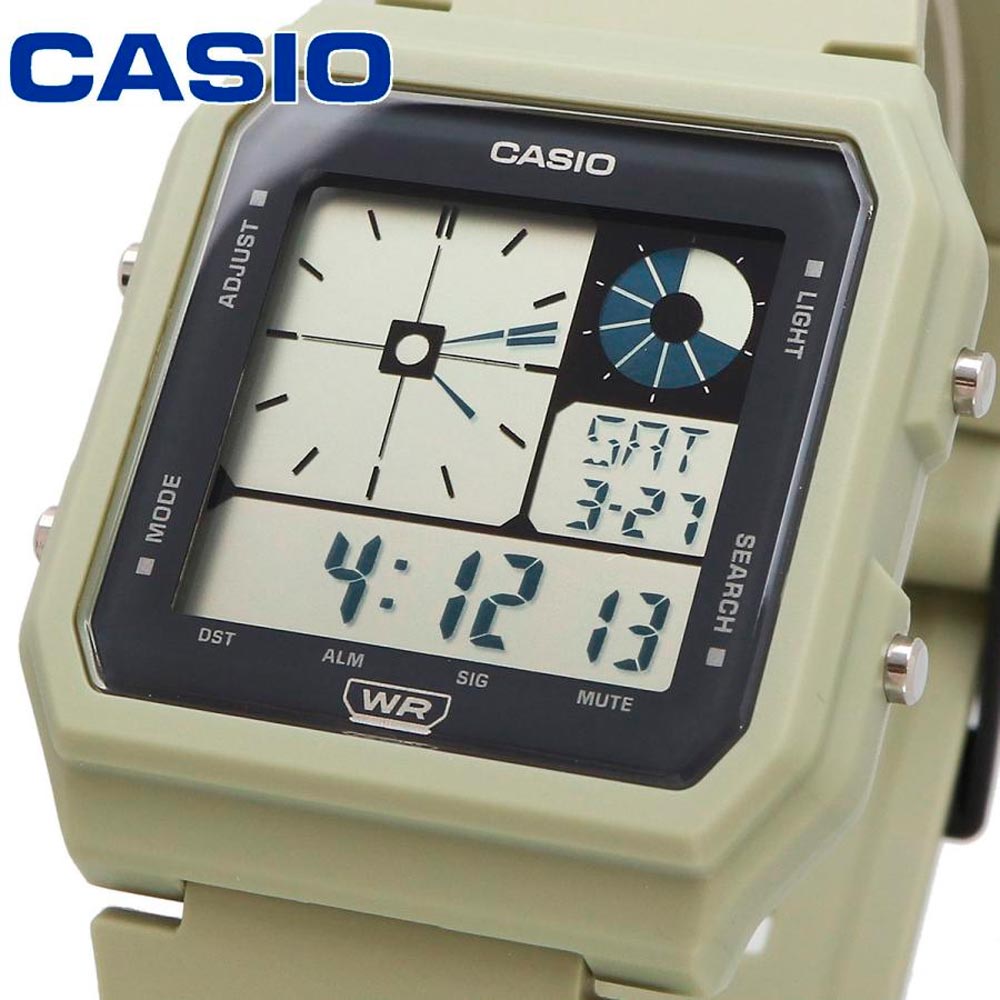 Reloj Casio Vintage LF-20W-3ADF Twin-Graph Reissue Resina - Dando