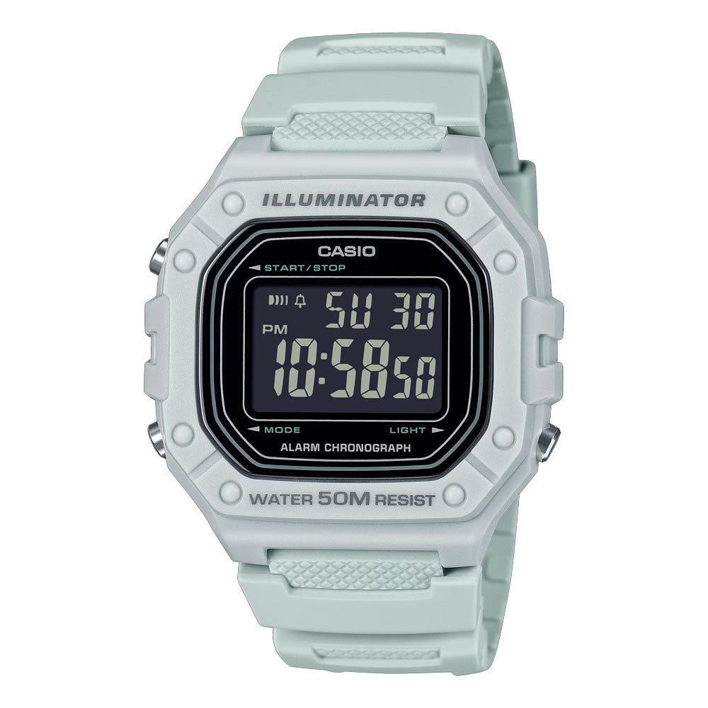 Reloj Casio Vintage W-218H-8BV Pantalla Negativa