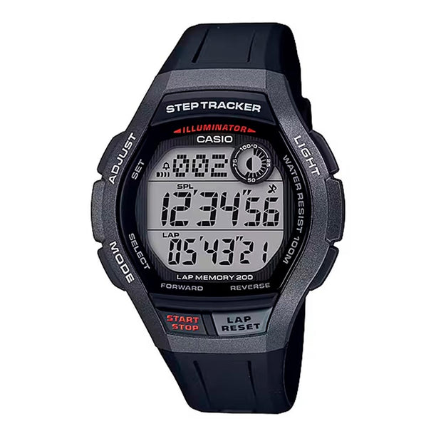 Reloj Casio Vintage WS-2000H-1AVCF Contador de pasos -  Dando la Hora
