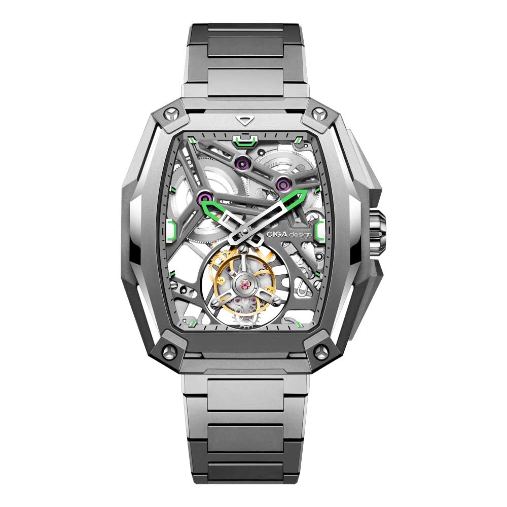 Reloj Ciga Design Hunter Tourbillon Automático Z037-TT01-1T6B 45mm