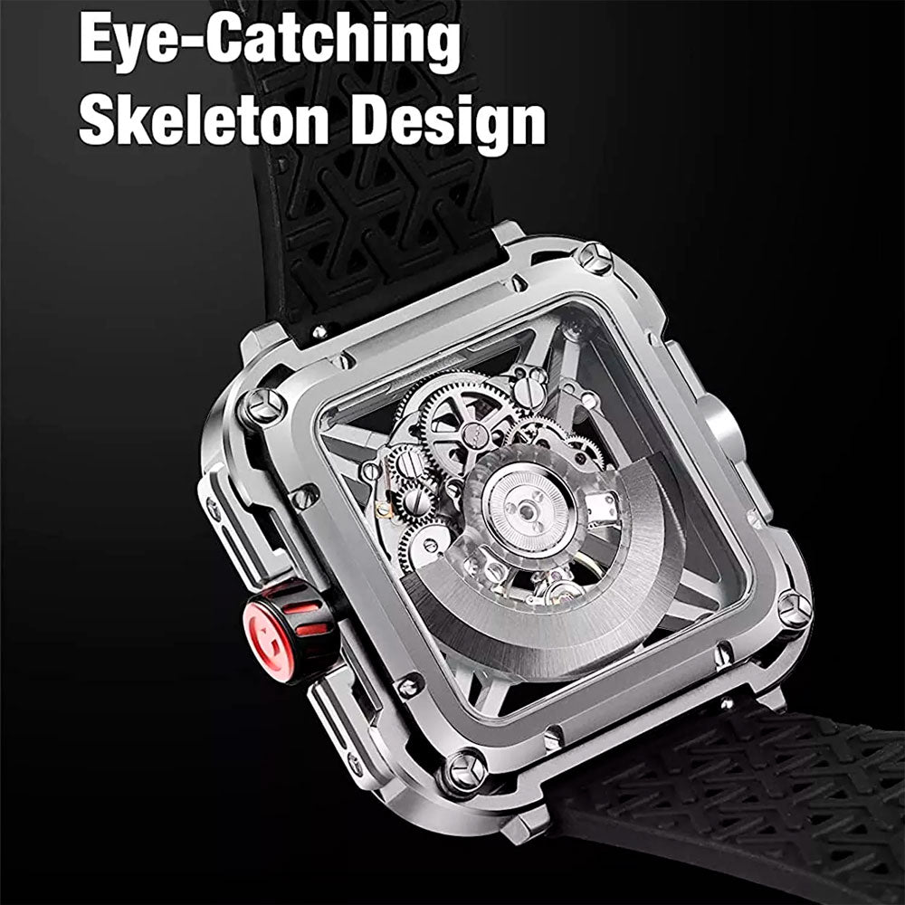 Reloj Ciga Design X Series Gorilla Automático Acero 44mm Plateado
