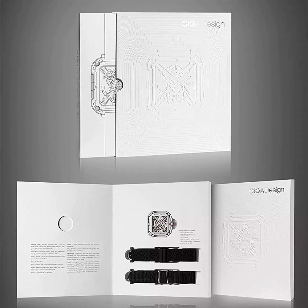 Reloj Ciga Design X Series Gorilla Automático Acero 44mm Plateado