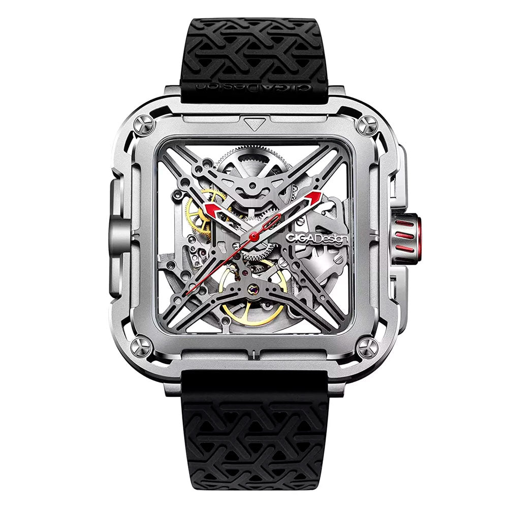 Reloj Ciga Design X Series Gorilla Automático Acero 44mm Plateado