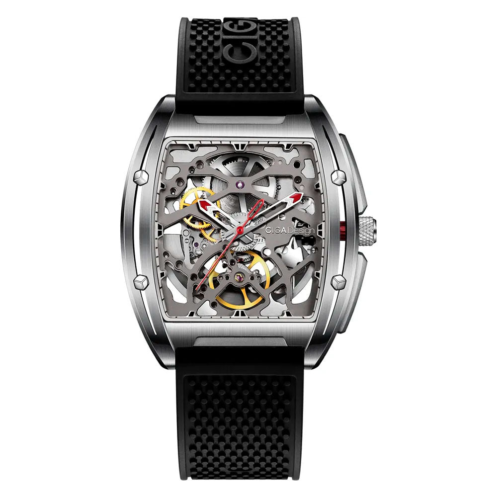 Reloj Ciga Design Z Series Edge Automático Acero 40.8mm Negro
