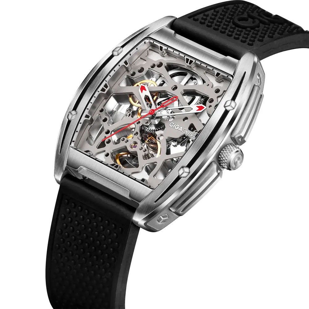 Reloj Ciga Design Z Series Edge Automático Acero 40.8mm Negro