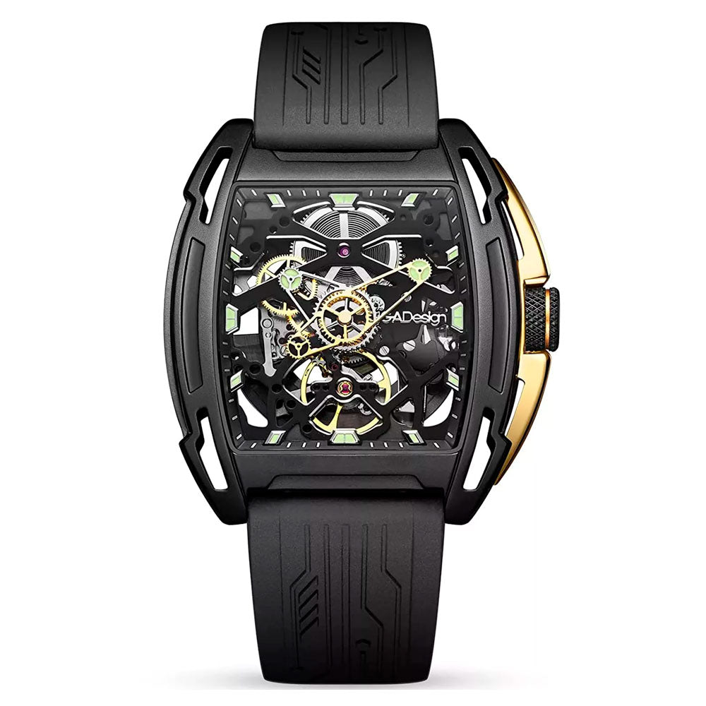 Reloj Ciga Design Z Series Exploration Automático Acero 40.8mm Negro Dorado
