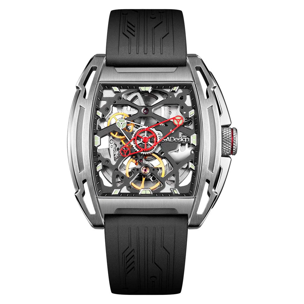 Reloj Ciga Design Z Series Exploration Automático Acero 40.8mm Negro