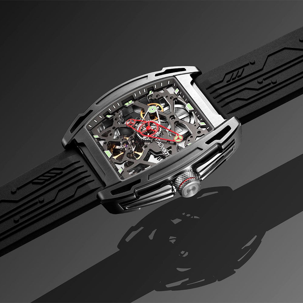 Reloj Ciga Design Z Series Exploration Automático Acero 40.8mm Negro