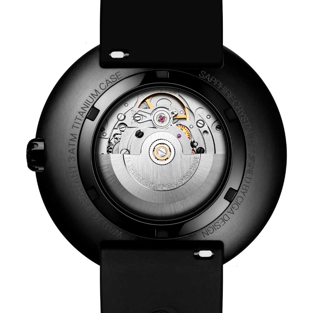 Reloj Ciga Design x Label Noir U035-BB01-W6B Black Star Automático Titanio 46mm