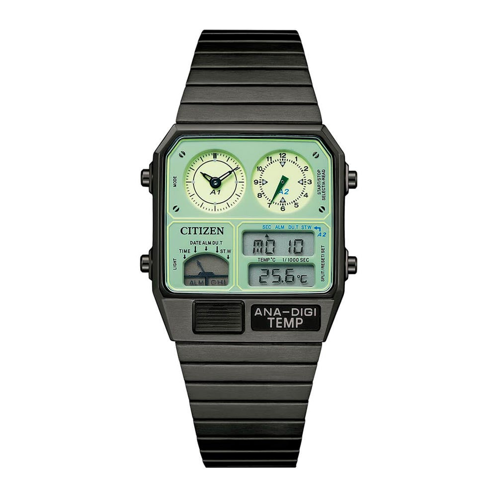 80's CITIZEN ANA-DIGI TEMP ヴィンテージ Reloj Citizen ANA-DIGI TEMP JG2126-69E 80's Re-issue - Dando