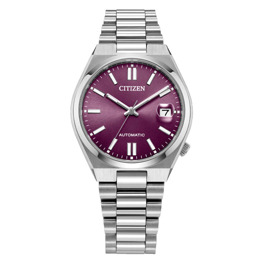 Reloj Citizen Automatic NJ0200-50W Tsuyosa Sapphire Morado 37mm